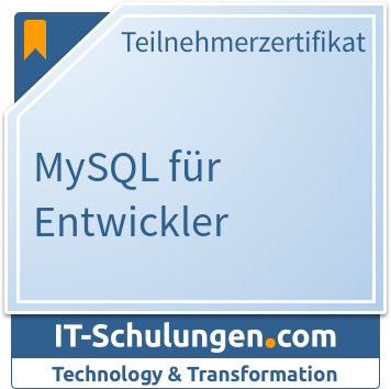IT-Schulungen Badge: MySQL für Entwickler