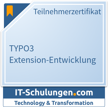IT-Schulungen Badge: TYPO3 Extension-Entwicklung