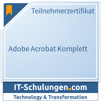 IT-Schulungen Badge: Adobe Acrobat Komplett