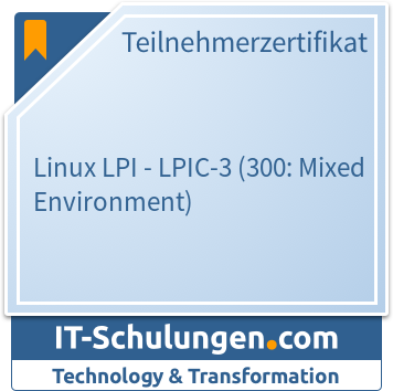 IT-Schulungen Badge: Linux LPI - LPIC-3 (300: Mixed Environment)