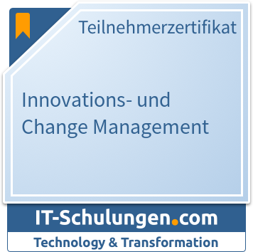 IT-Schulungen Badge: Innovations- und Change Management