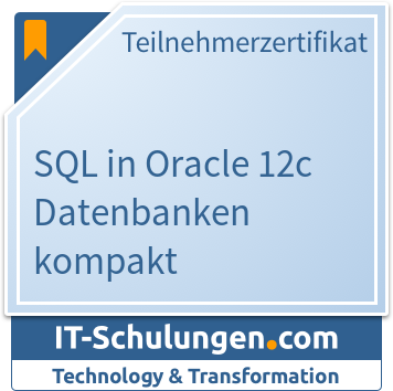 IT-Schulungen Badge: SQL in Oracle DB - Kompakt