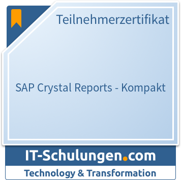 IT-Schulungen Badge: SAP Crystal Reports - Kompakt