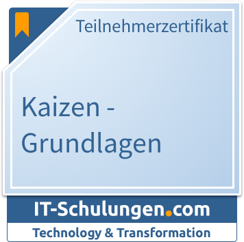 IT-Schulungen Badge: Kaizen - Grundlagen