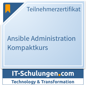 IT-Schulungen Badge: Ansible Administration Kompaktkurs