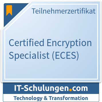IT-Schulungen Badge: Certified Encryption Specialist (ECES)