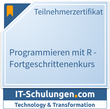 IT-Schulungen Badge: Programmieren mit R - Fortgeschrittenenkurs