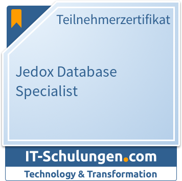 IT-Schulungen Badge: Jedox Database Specialist