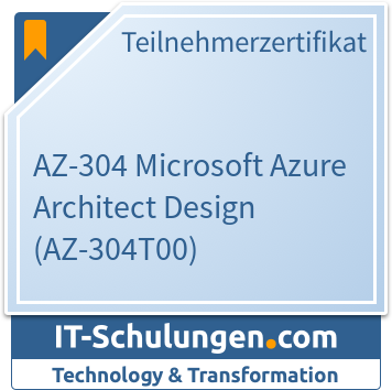 IT-Schulungen Badge: AZ-304 Microsoft Azure Architect Design (AZ-304T00)