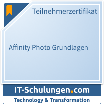 IT-Schulungen Badge: Affinity Photo Grundlagen