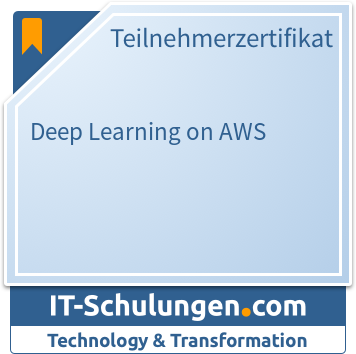 IT-Schulungen Badge: Deep Learning on AWS