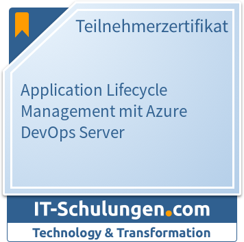 IT-Schulungen Badge: Application Lifecycle Management mit Azure DevOps Server